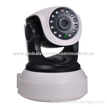 Wireless P2P Network MJEPG Robot Control IP Camera with CMOS Sensor, 640*480 Pixels Resolution